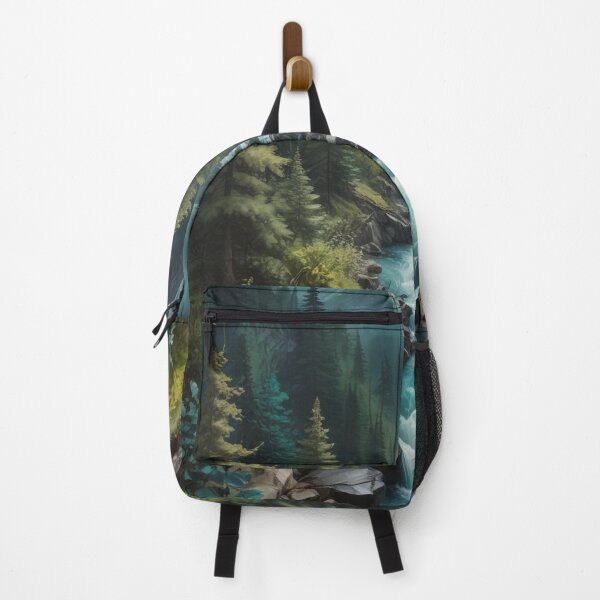 Item preview, Forest, River mountain Digital Art designed and sold by imanshu.