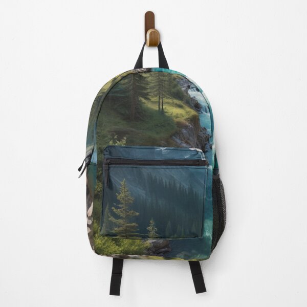 Item preview, Forest, River mountain Digital Art designed and sold by imanshu.