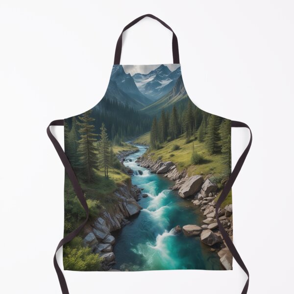Item preview, Forest, River mountain Digital Art designed and sold by imanshu.