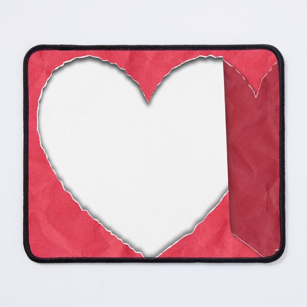 Item preview, Paper torn in the shape of a heart designed and sold by siloto.