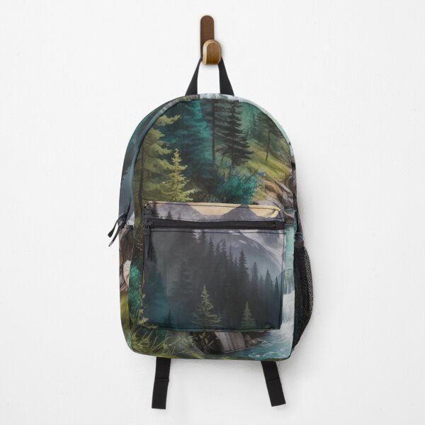Item preview, Forest, River mountain Digital Art designed and sold by imanshu.