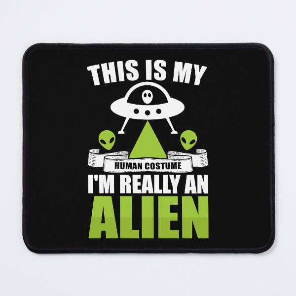 Item preview, Vintage This Is My Human Costume Im Really An Alien, Funny Aliens gift designed and sold by ArtByKatti.