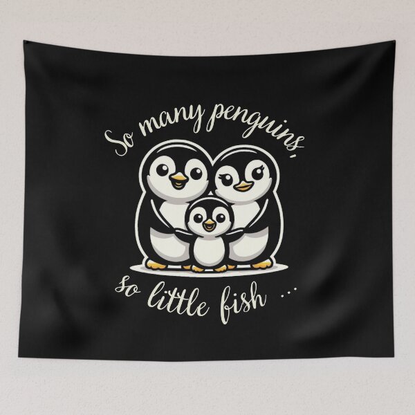 Item preview,  Penguin family  cartoon designed and sold by VibeStyleShop.