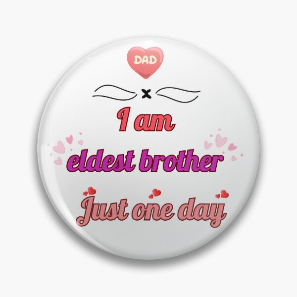 Item preview, I am eldest brother Just one day Dad T-Shirts designed and sold by Apple-Design369.