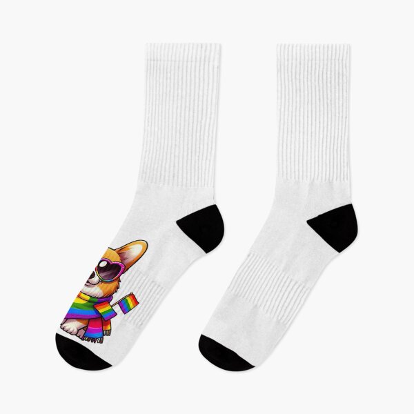 Item preview, Rainbow-Swag Corgi: Prideful Pup designed and sold by EpicPaws.