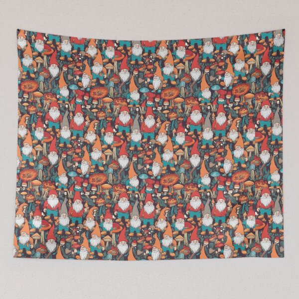 Item preview, Gnomes & Mushrooms designed and sold by RivehArt.
