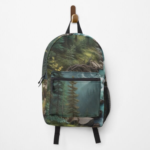 Item preview, Forest, River mountain Digital Art designed and sold by imanshu.
