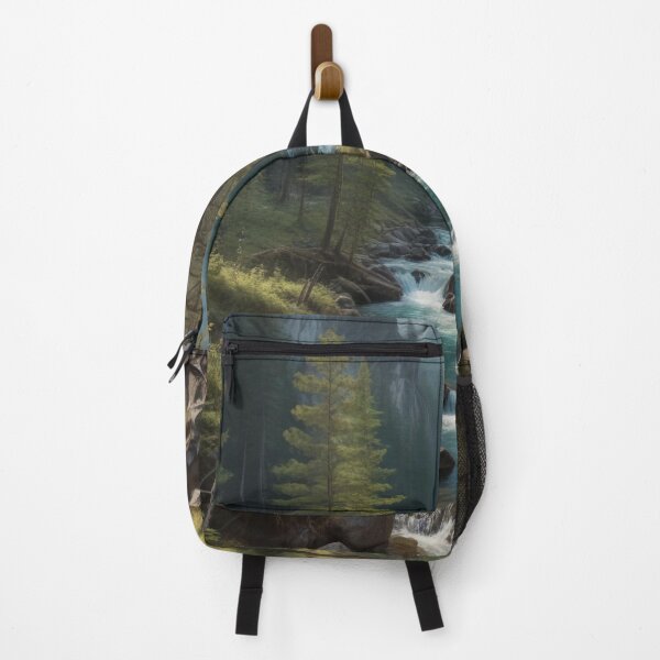Item preview, Forest, River mountain Digital Art designed and sold by imanshu.