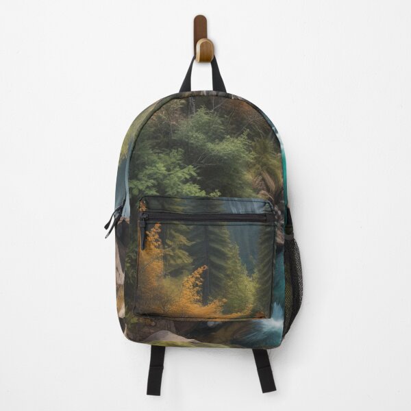 Item preview, Forest, River mountain Digital Art designed and sold by imanshu.