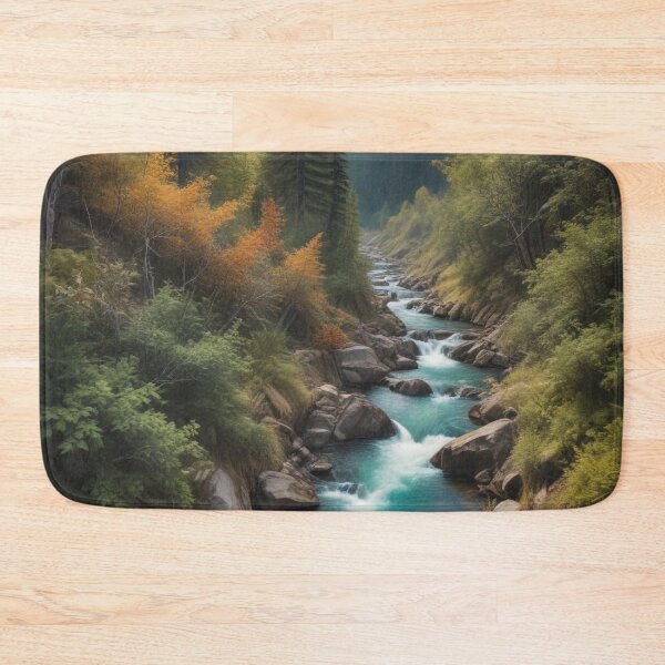 Item preview, Forest, River mountain Digital Art designed and sold by imanshu.
