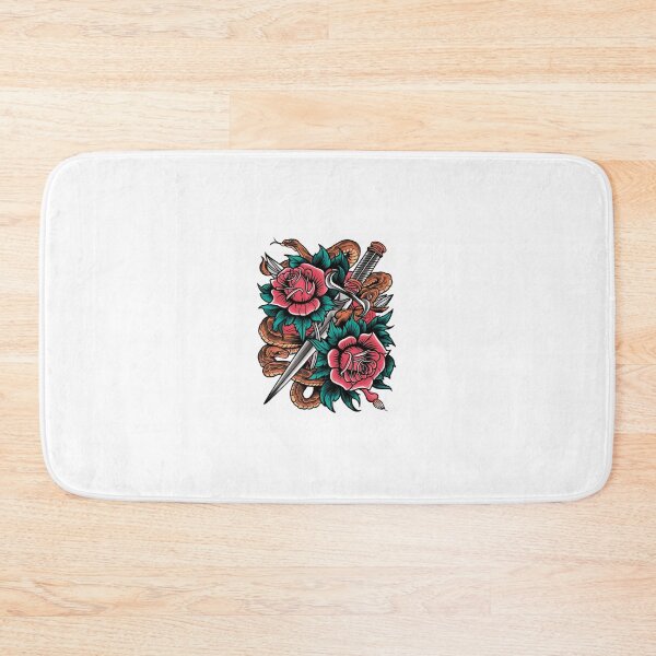Item preview, Ink & Steel: Traditional Tattoo Flash Tee designed and sold by DesignEpic22.