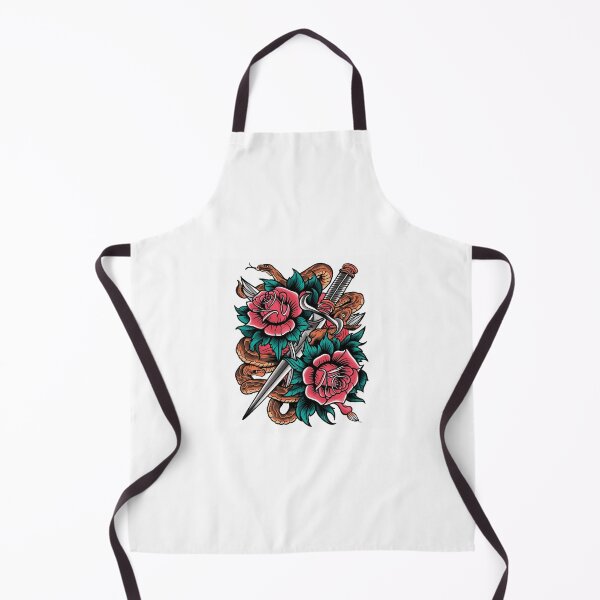 Item preview, Ink & Steel: Traditional Tattoo Flash Tee designed and sold by DesignEpic22.
