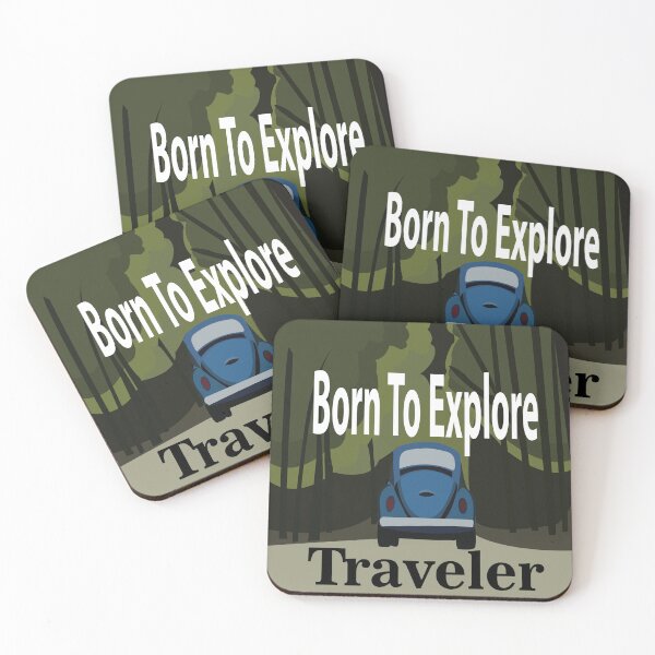 Item preview, Born To Explore Road Trip designed and sold by Nisha Prabhu.
