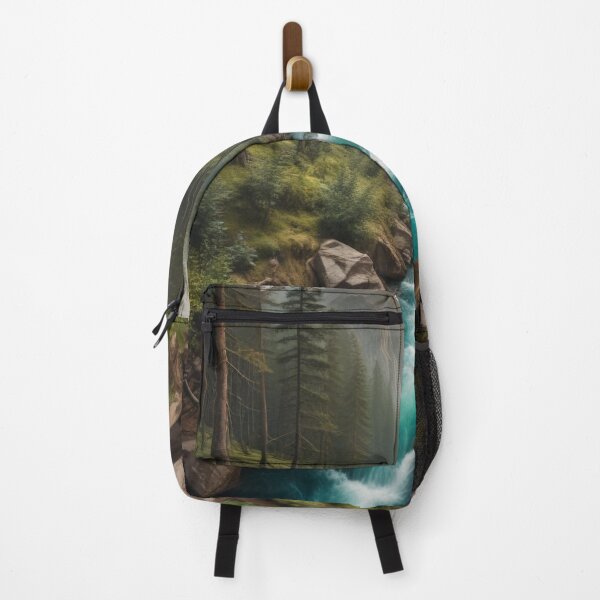 Item preview, Forest, River mountain Digital Art designed and sold by imanshu.