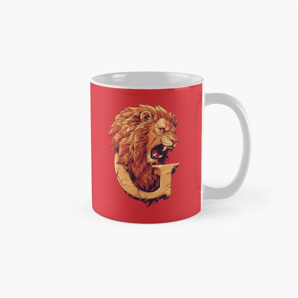 Item preview, Roaring Lion and the Letter G - Lion Head - Fantasy designed and sold by Fenay Designs.