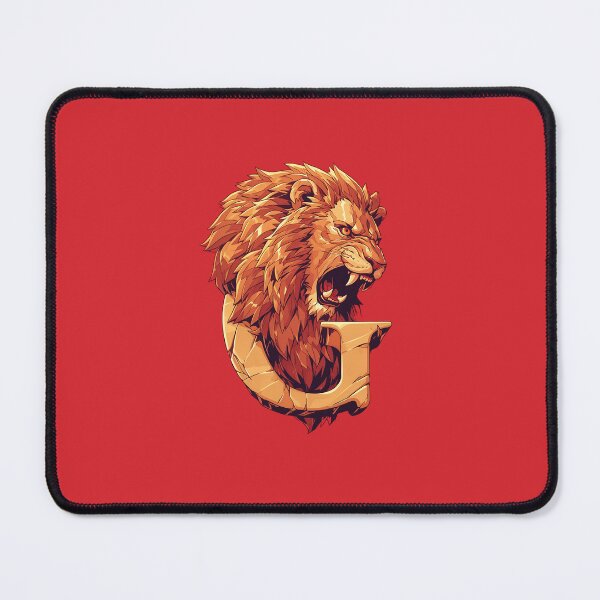 Item preview, Roaring Lion and the Letter G - Lion Head - Fantasy designed and sold by Fenay Designs.