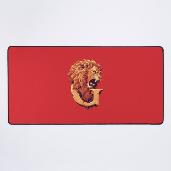 Item preview, Roaring Lion and the Letter G - Lion Head - Fantasy designed and sold by Fenay Designs.