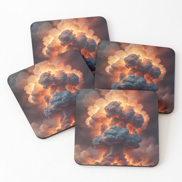 Item preview, Blast & mushroom Cloud Digital Art designed and sold by imanshu.