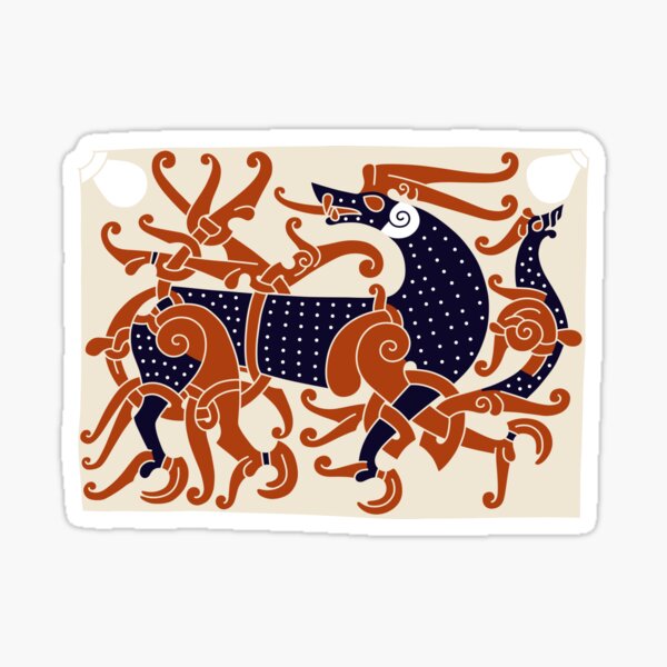 Runestone E 2 old Norse from London Sticker