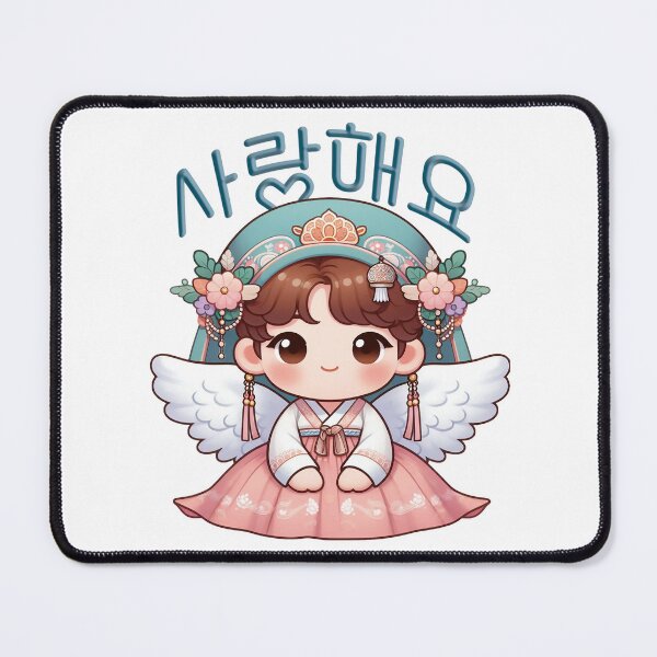Item preview, baby angel wearing hanbok designed and sold by lovelybong.