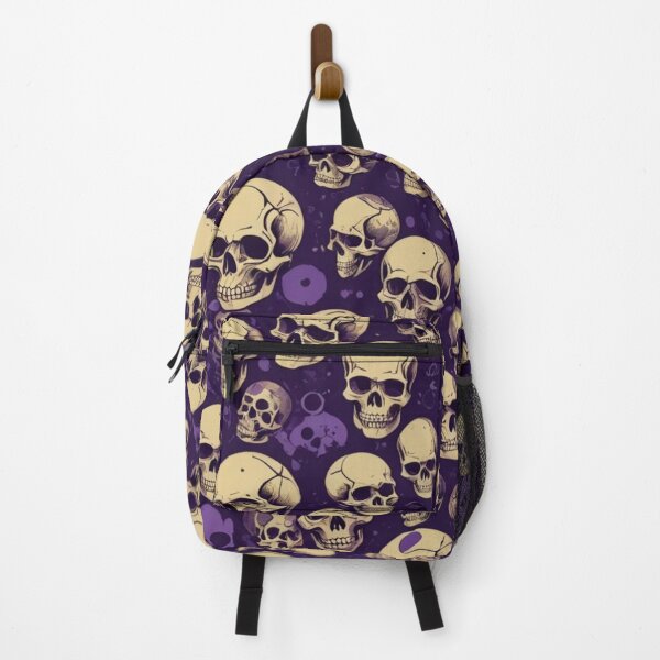 Item preview, Skulls on Purple and Black designed and sold by Geek Girl Ohio.