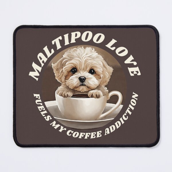 Item preview, Maltipoo love fuels my coffee addiction dog love owner mom dad vintage designed and sold by SoulfulT.