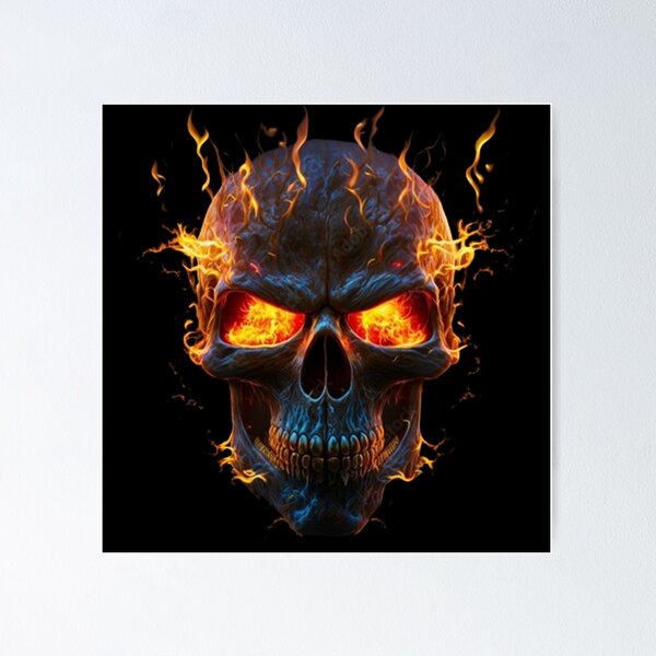 Item preview, SKULL ON FIRE designed and sold by RadekArt.