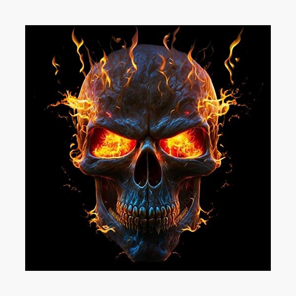 Item preview, SKULL ON FIRE designed and sold by RadekArt.