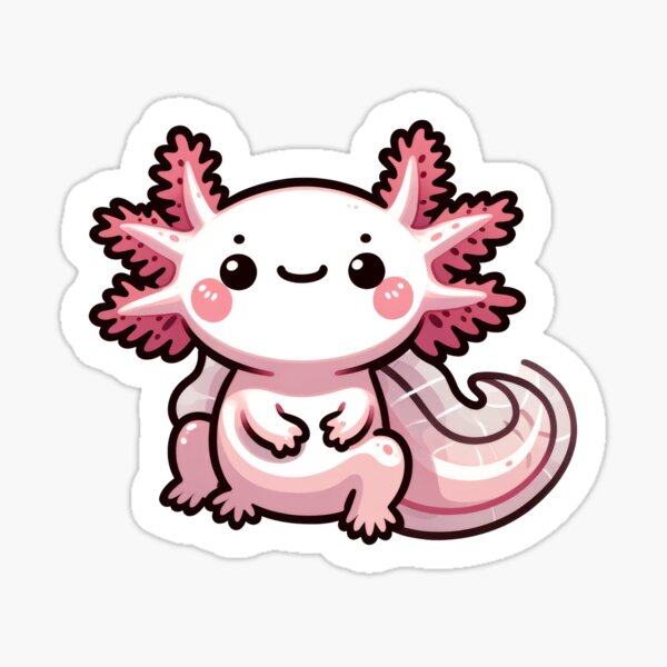 Item preview, Axoloti Critter Cove Cute Animal Stickers  A Splash of Forest Frolics and Underwater Whimsy! designed and sold by dcohea.