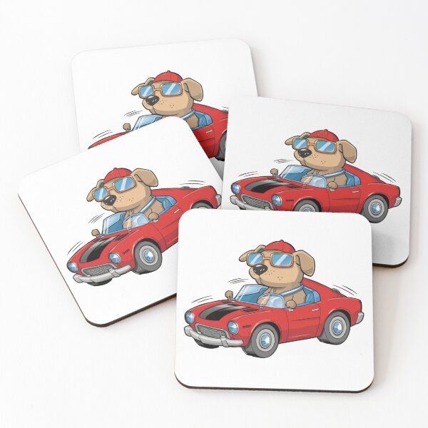 Item preview, Dog driving sport car designed and sold by Filip Art Factory.
