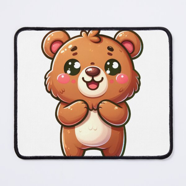 Item preview, Copy of Brown Bear Critter Cove Cute Animal Stickers A Splash of Forest Frolics and Underwater Whimsy! designed and sold by dcohea.