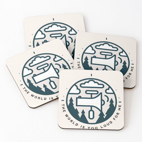 Item preview, The world is too loud for me sensitive to hearing  designed and sold by Modest-Threads.