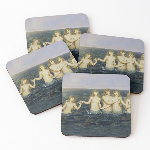 Item preview, Mermaids by Dante Rossetti designed and sold by Vintage Designs +.