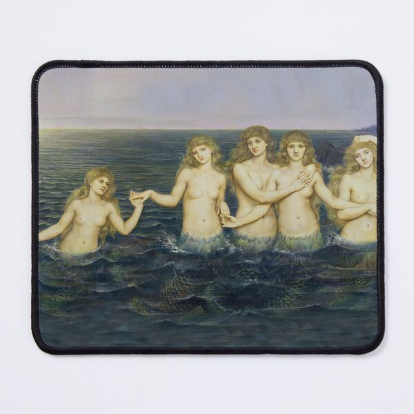 Item preview, Mermaids by Dante Rossetti designed and sold by Vintage Designs +.