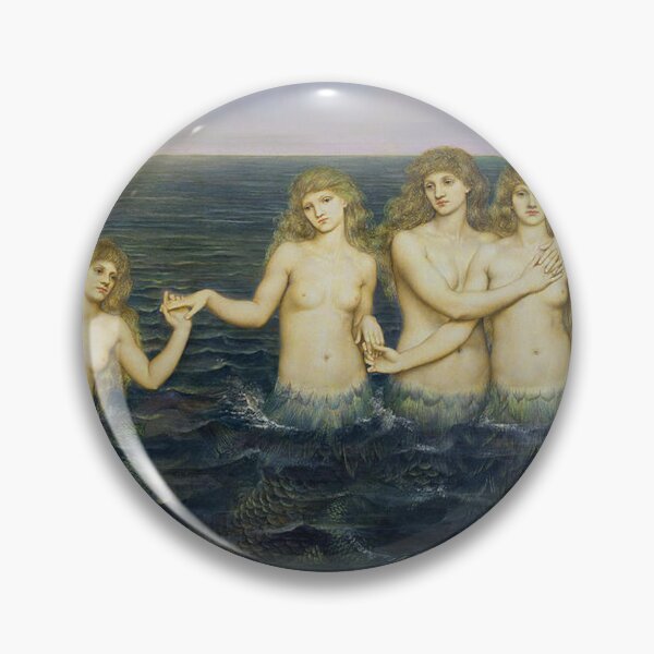 Item preview, Mermaids by Dante Rossetti designed and sold by Vintage Designs +.