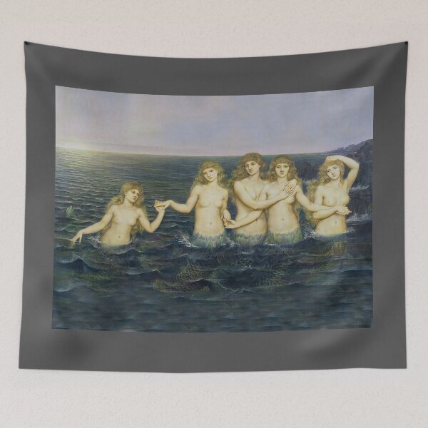 Item preview, Mermaids by Dante Rossetti designed and sold by Vintage Designs +.