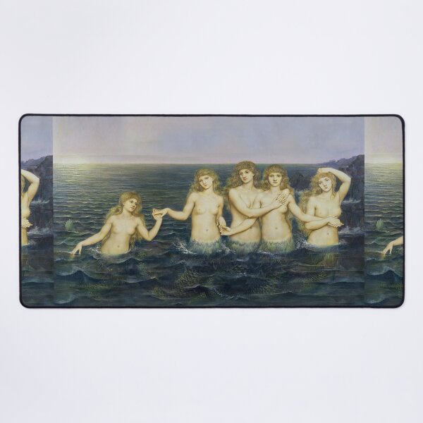 Item preview, Mermaids by Dante Rossetti designed and sold by Vintage Designs +.