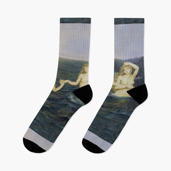 Item preview, Mermaids by Dante Rossetti designed and sold by Vintage Designs +.