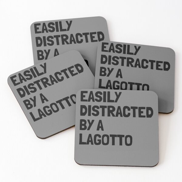 Item preview, Copy of Easily Distracted By A Lagotto Funny Dog Gift  designed and sold by Guarddogdrive.