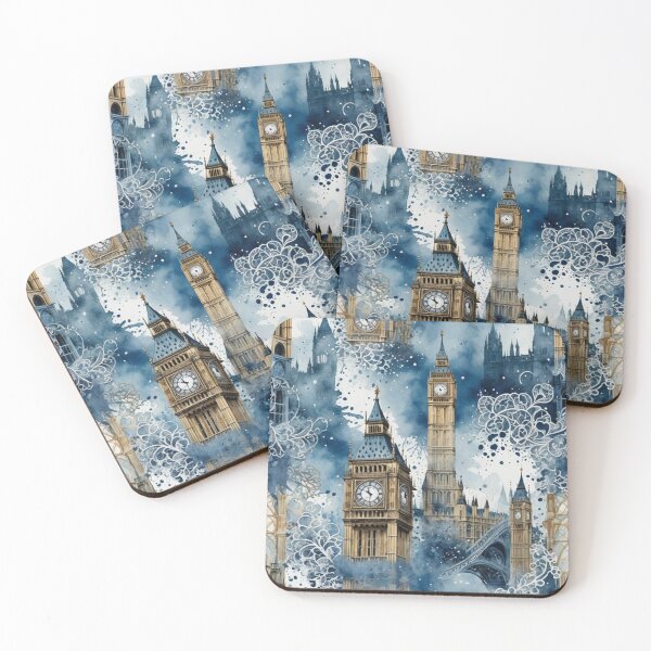 Item preview, Blue London iconic scene with the Big Ben designed and sold by Coolparrotgirl.