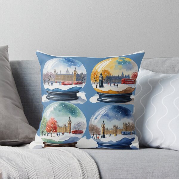 Item preview,  London iconic  buildings in snowballs designed and sold by Coolparrotgirl.