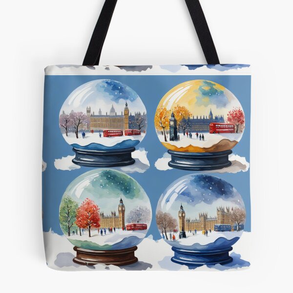 Item preview,  London iconic  buildings in snowballs designed and sold by Coolparrotgirl.
