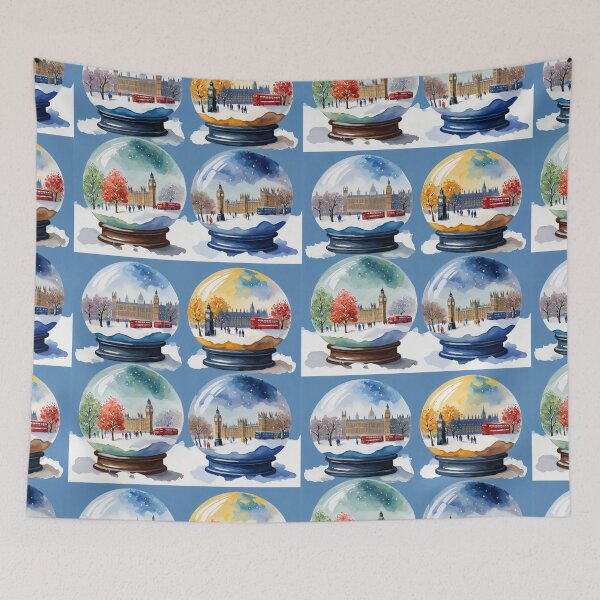 Item preview,  London iconic  buildings in snowballs designed and sold by Coolparrotgirl.