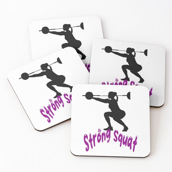 Item preview, squats with heavy weights for fitness lovers designed and sold by Yeyishop.