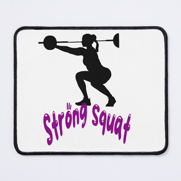 Item preview, squats with heavy weights for fitness lovers designed and sold by Yeyishop.