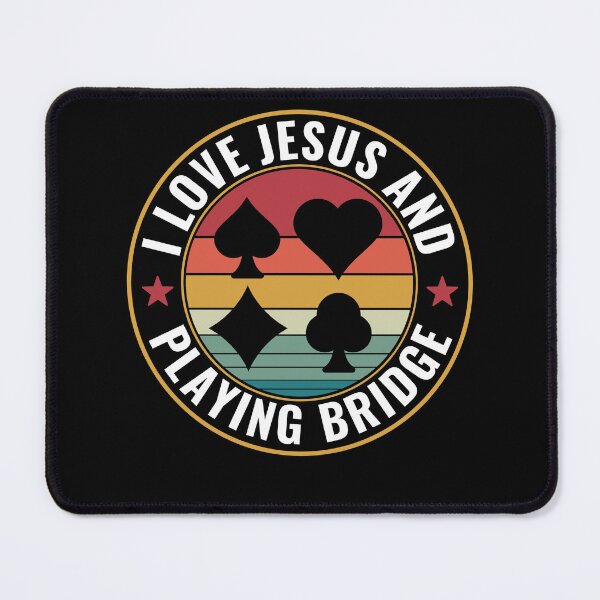 Item preview, I love Jesus and Playing Bridge designed and sold by BlueBerry-Pengu.