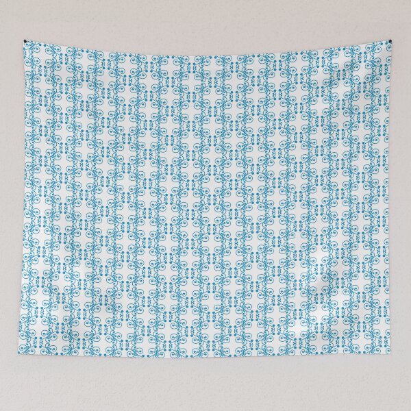 Item preview, Blue vintage seamless patter designed and sold by pipikijung.