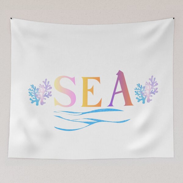 Item preview, Sea text design designed and sold by MPDesign84.