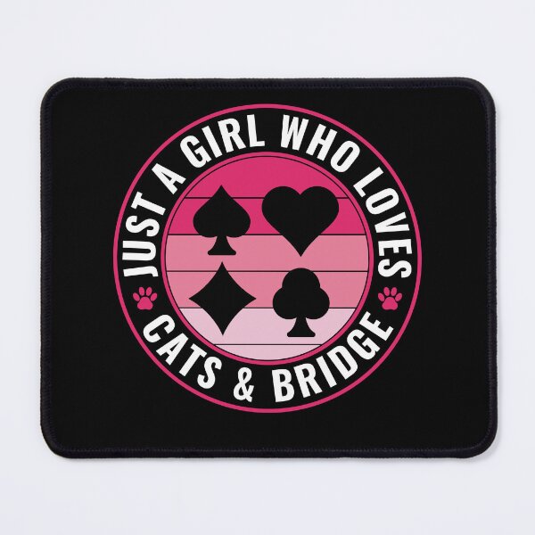 Item preview, Just a Girl who Loves Cats and Bridge Women Bridge designed and sold by BlueBerry-Pengu.