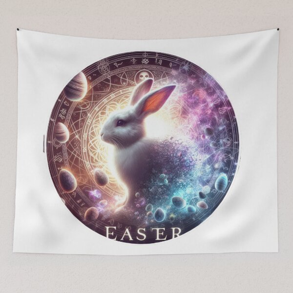Item preview,  rabbit with  eggs fantasy Easter  designed and sold by Expressions-Sel.